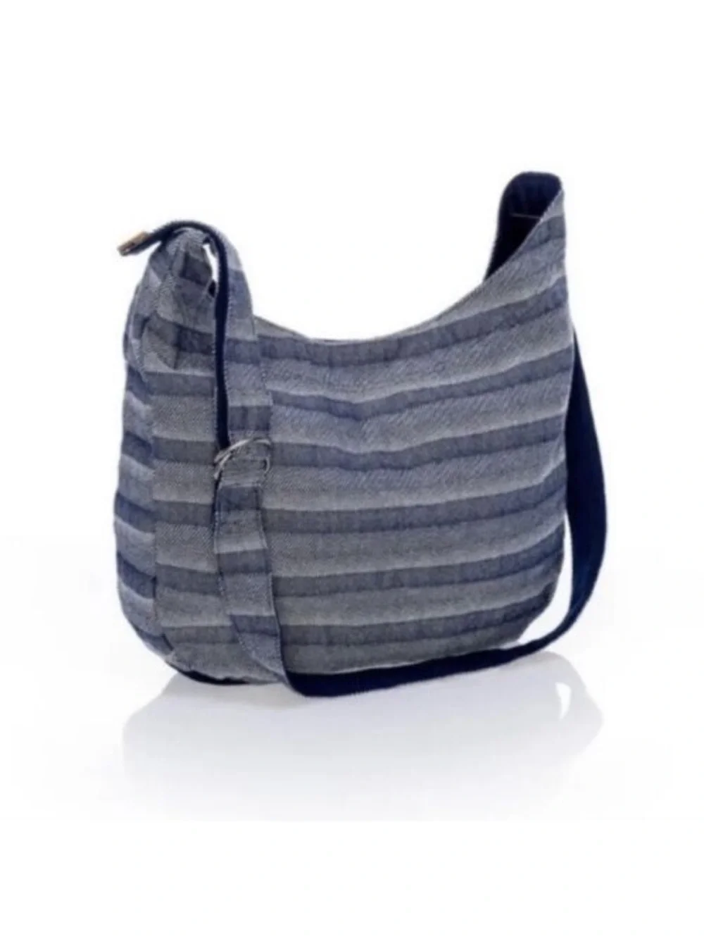 Thirty-one Navy Striped Shoulder Bag